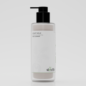 Slowlife Goat Milk Face Cleanser, Gentle & Non-Foaming, Ayurvedic Formula, 100ml